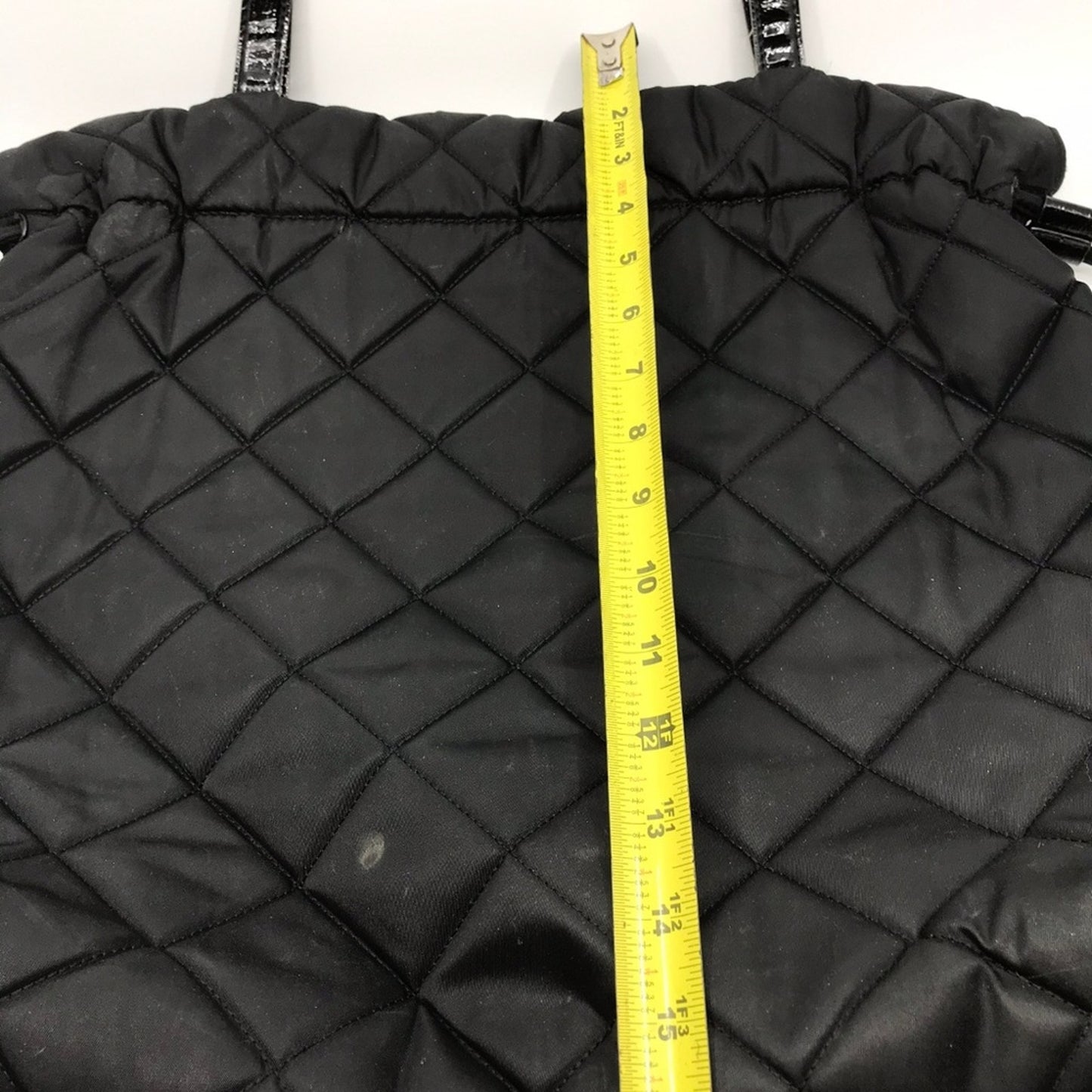 Michael Kors Black Large Fabric Puffer