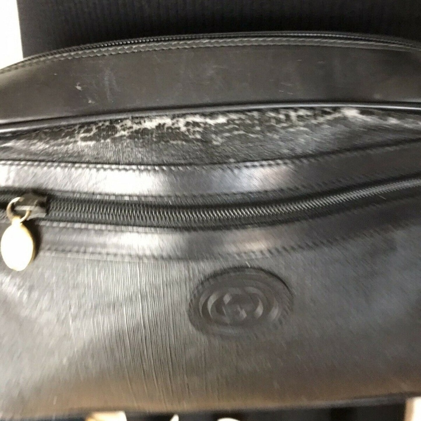 Gucci Black Crossbody Vintage Need TLC