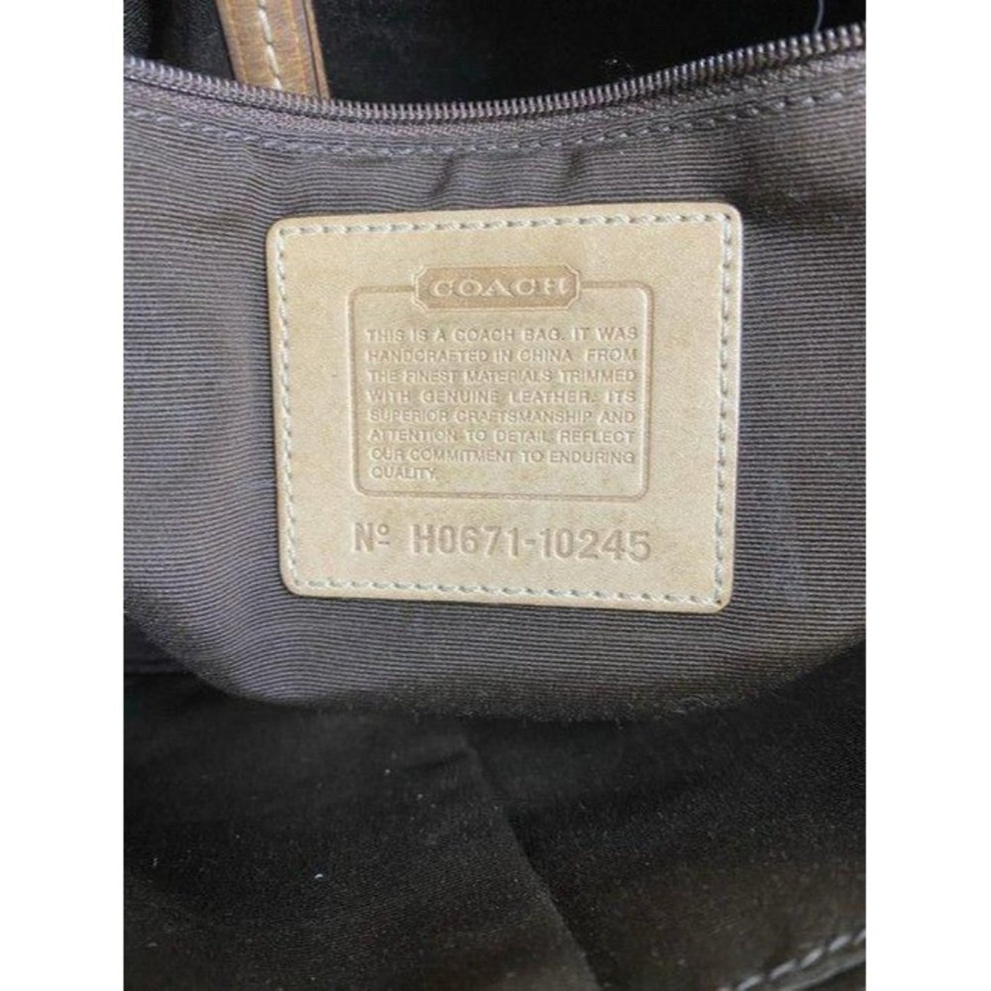 coach graffiti customized with and applique tan sh