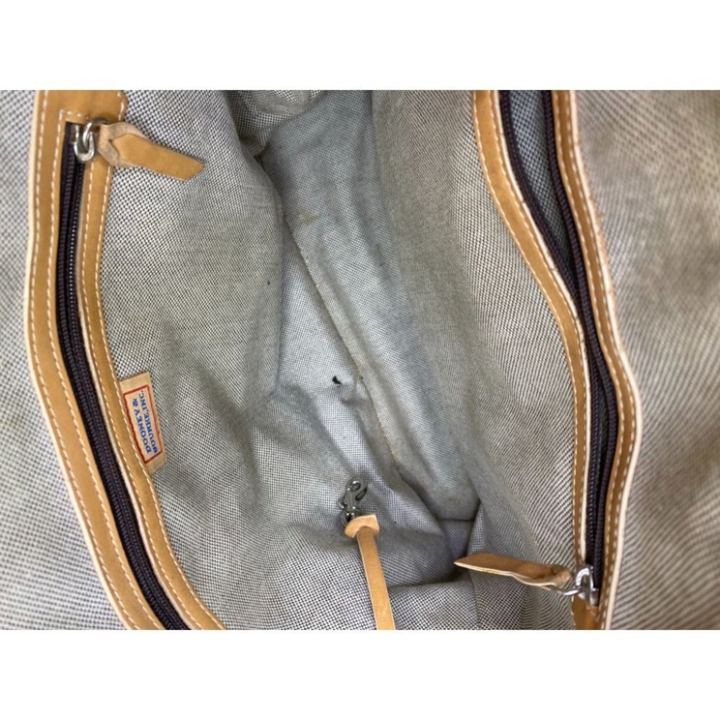 DOONEY & BOURKE Shoulder Tote Bag Customized Tan