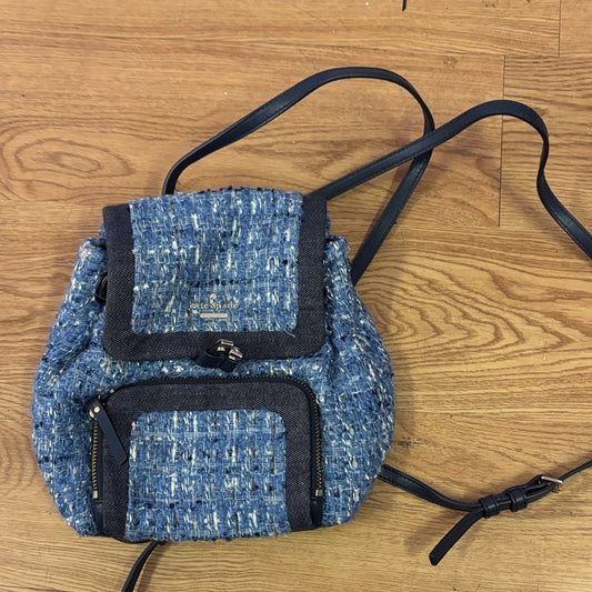 Kate Spade Navy Tweed Backpack