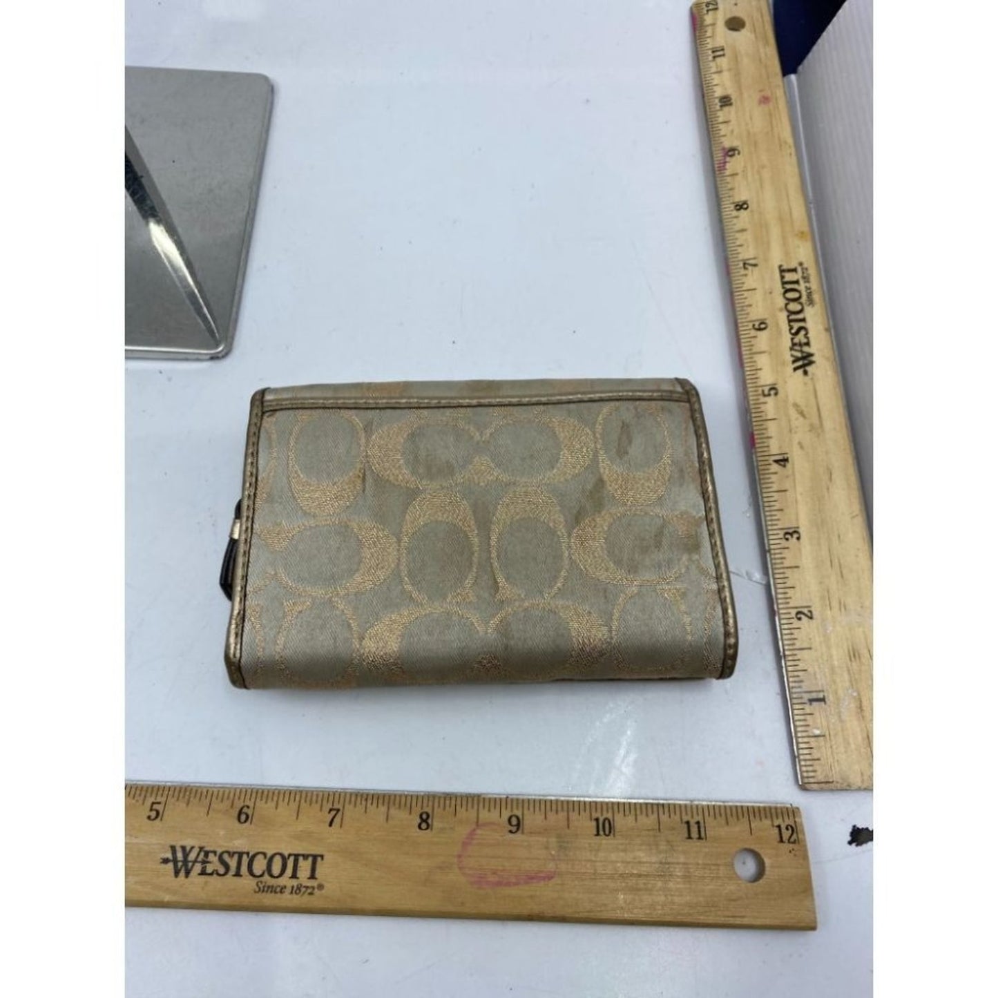 Coach Women's Gold Tan Wallet
