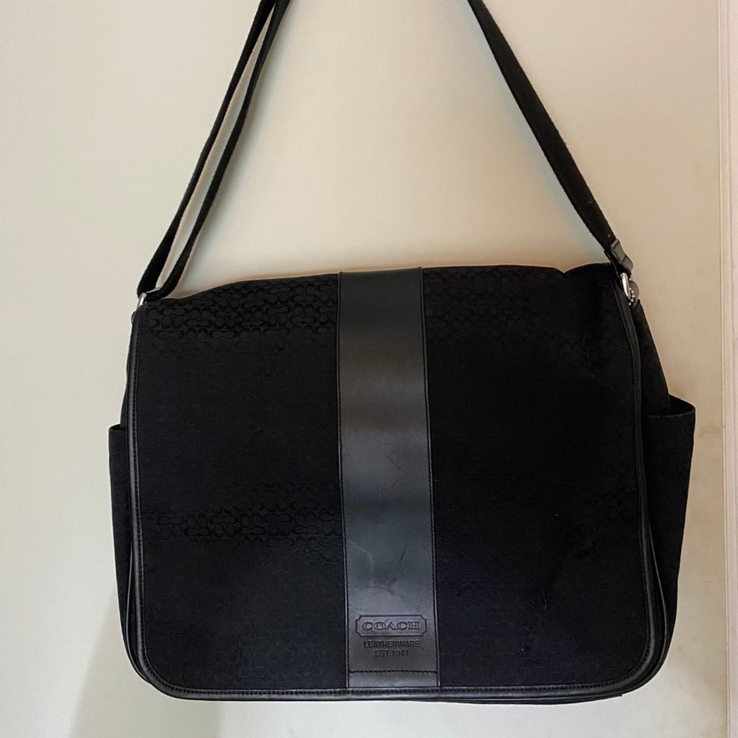 COACH Black Fabric Crossbody Bag