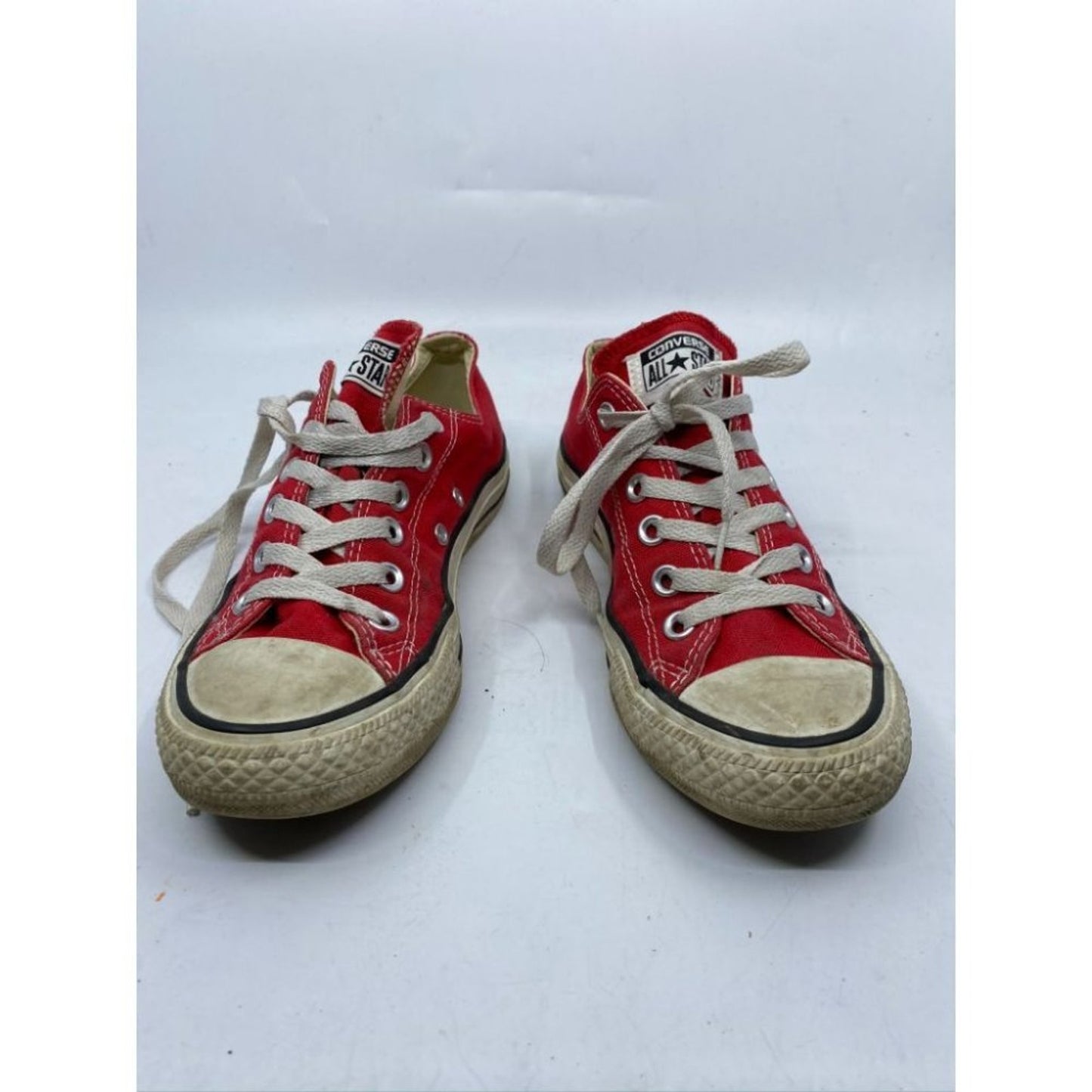 CONVERSE Sneakers White Red Men's Size 5