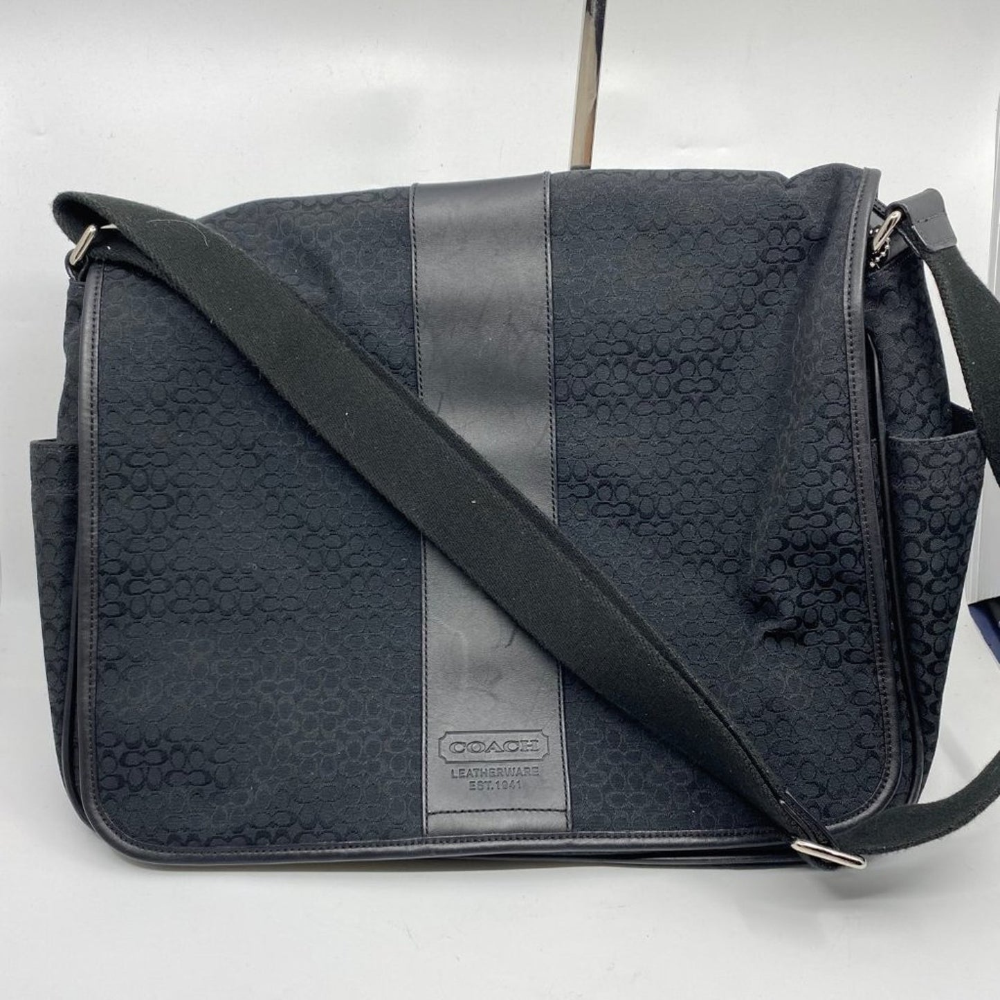 COACH Black Fabric Crossbody Bag