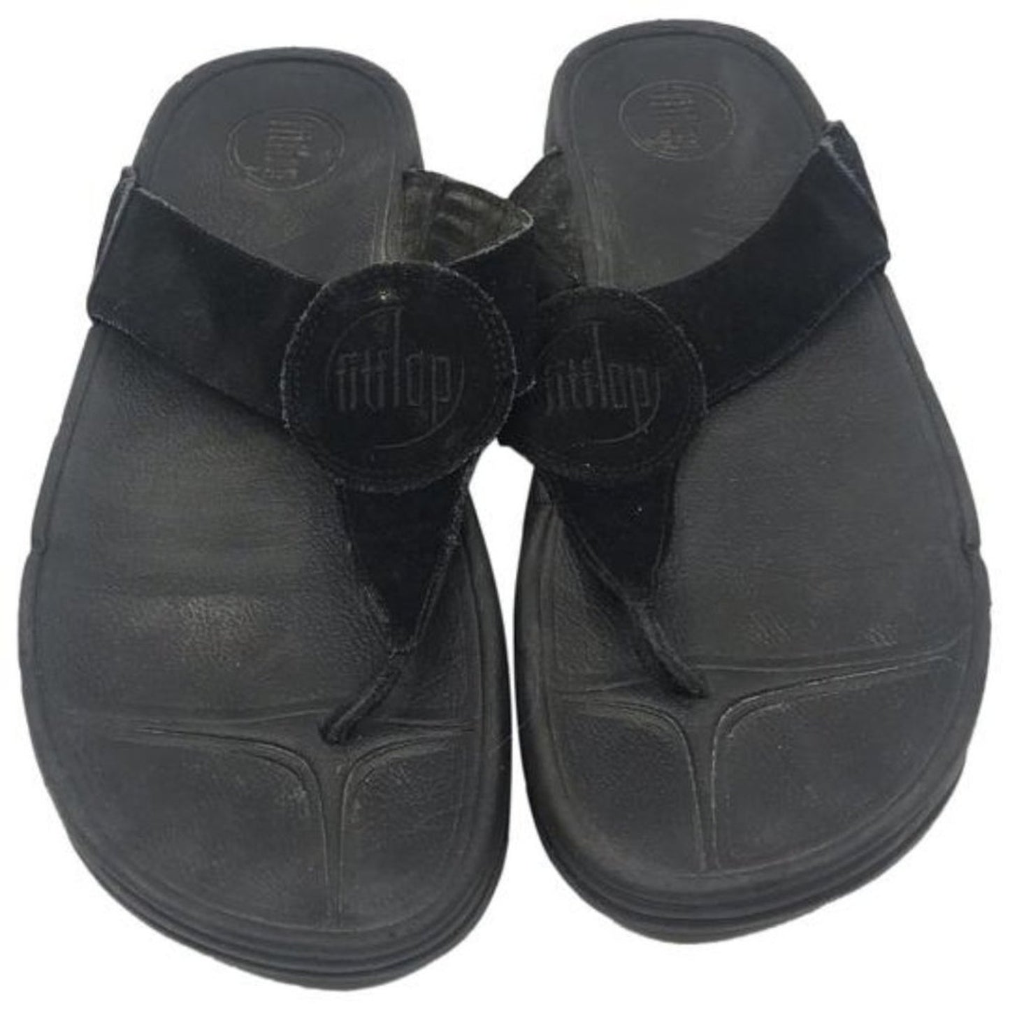 Fitflop Black Strap Sandals Size: US 7