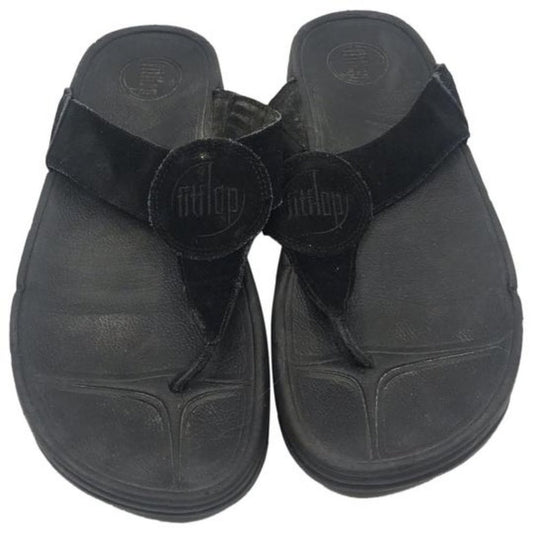 Fitflop Black Strap Sandals Size: US 7