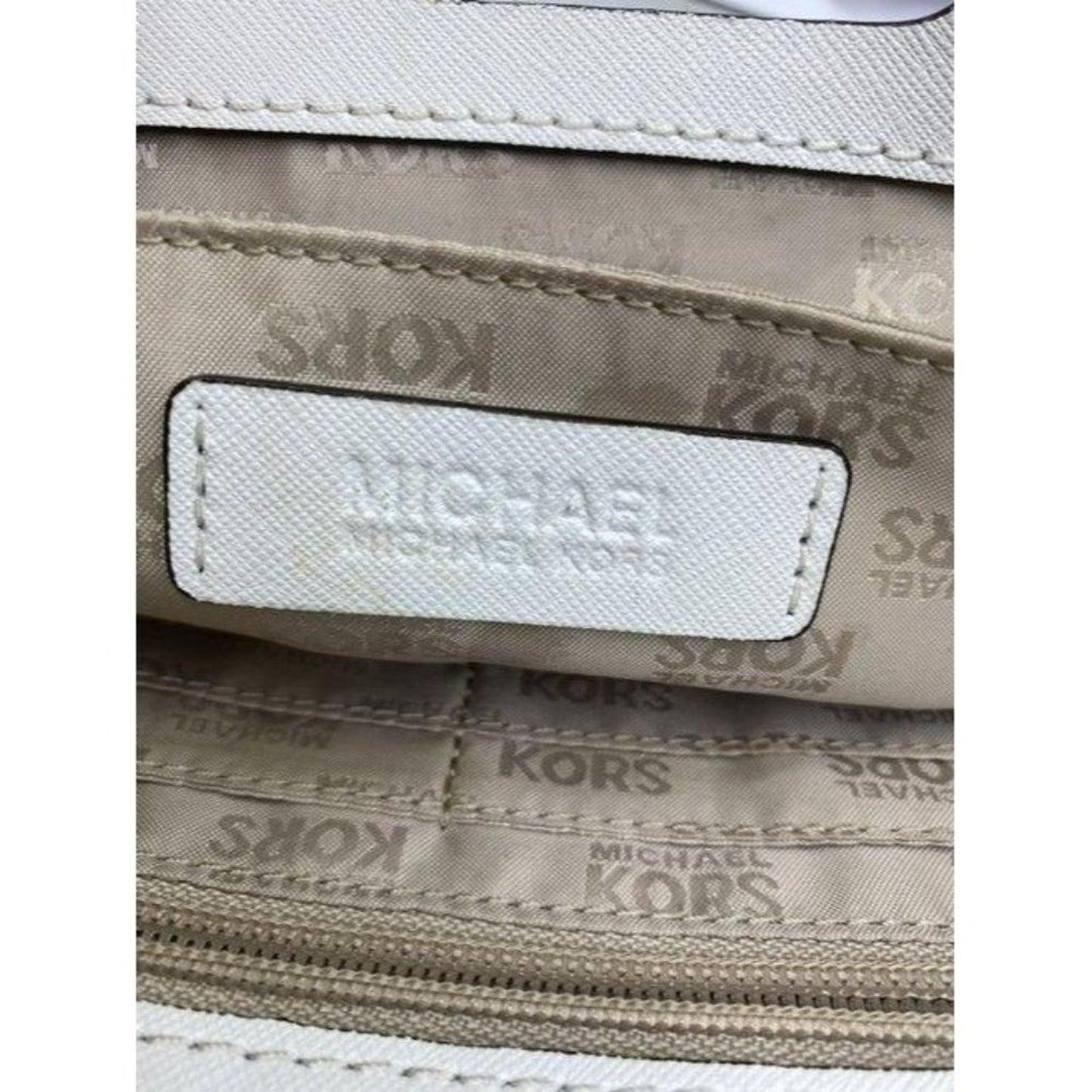 michael kors small handbag white leather hobo bag