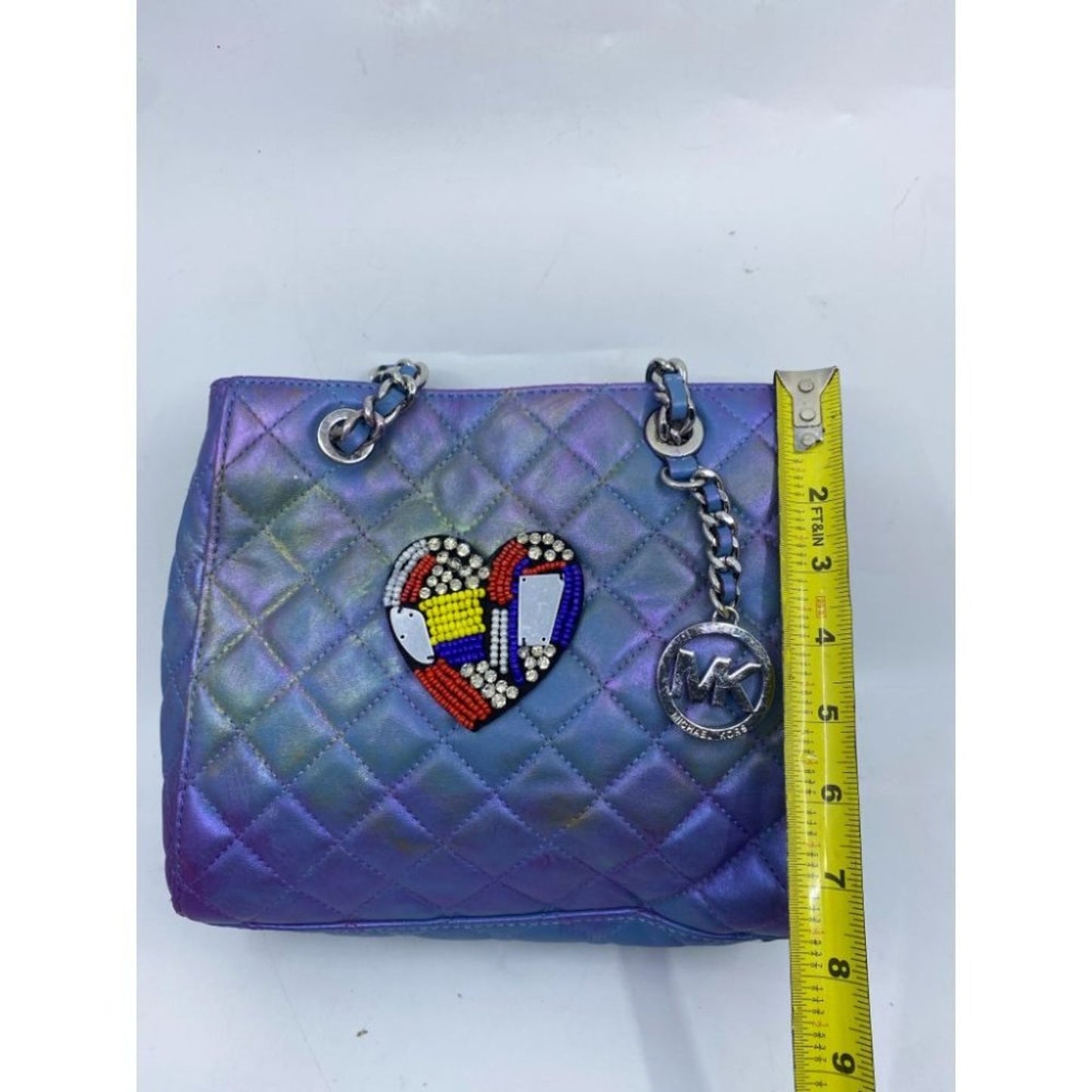 Michael Kors Blue Purple Customized Tote Bag