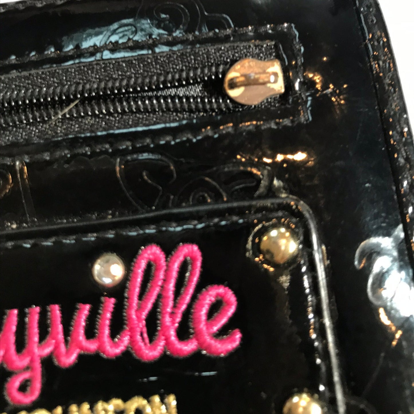 Betsey Johnson Black Leather Wallet