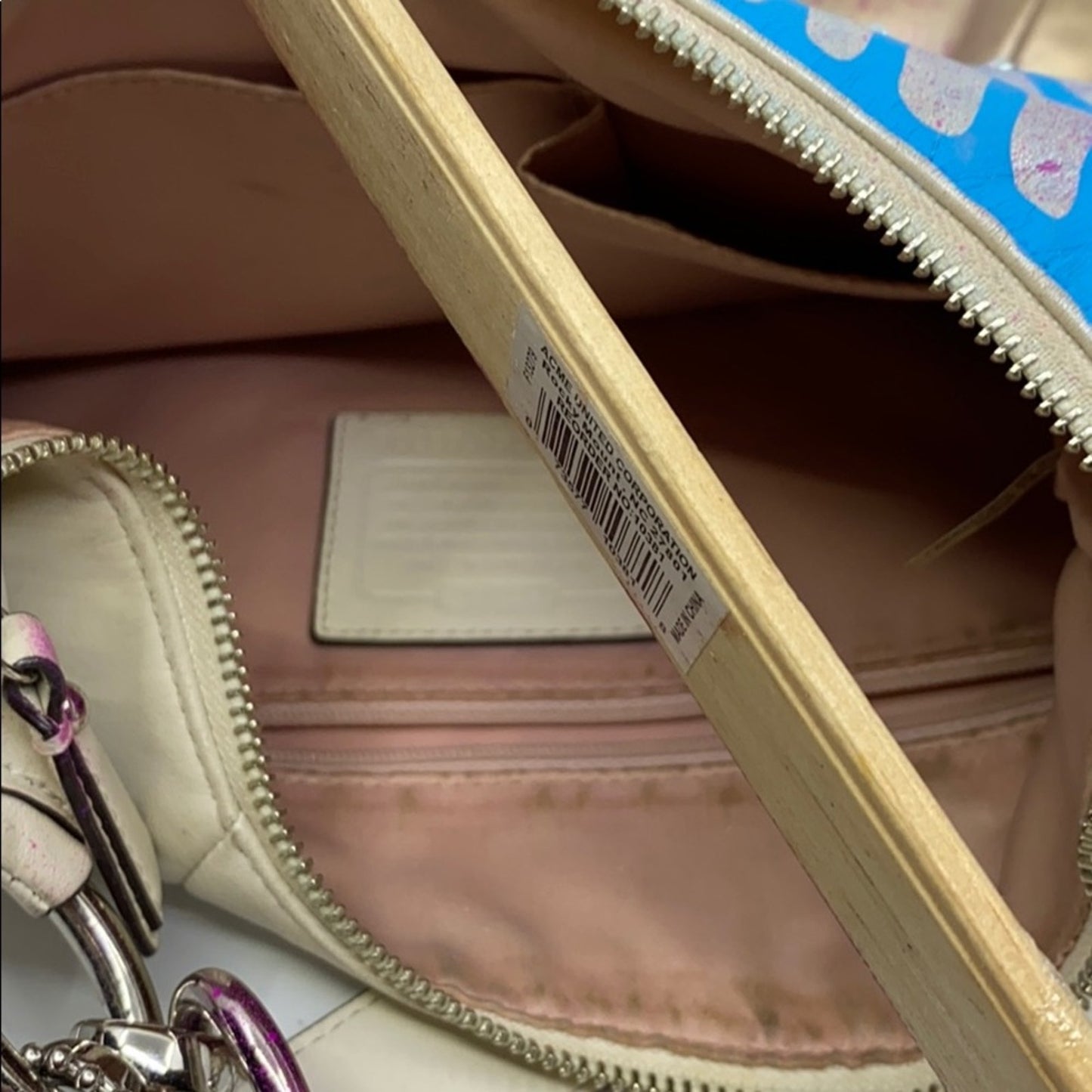 Coach Leather Crossbody Multicolor Customized
