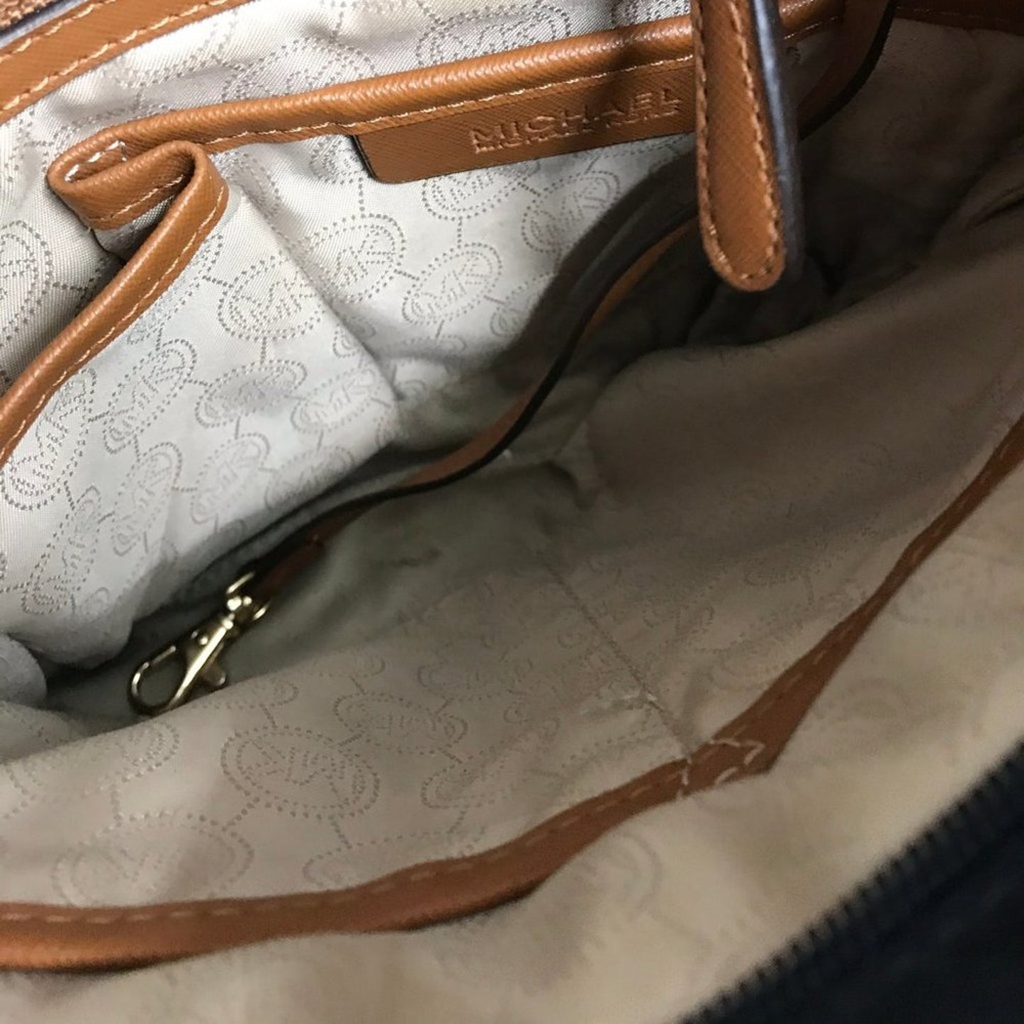 Michael Kors Navy Blue Nylon CrossBody Bag