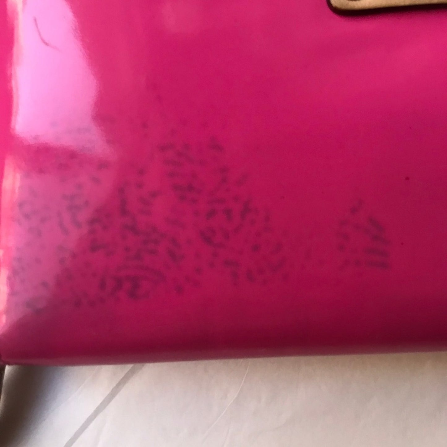 kate spade patent leather pink wallet