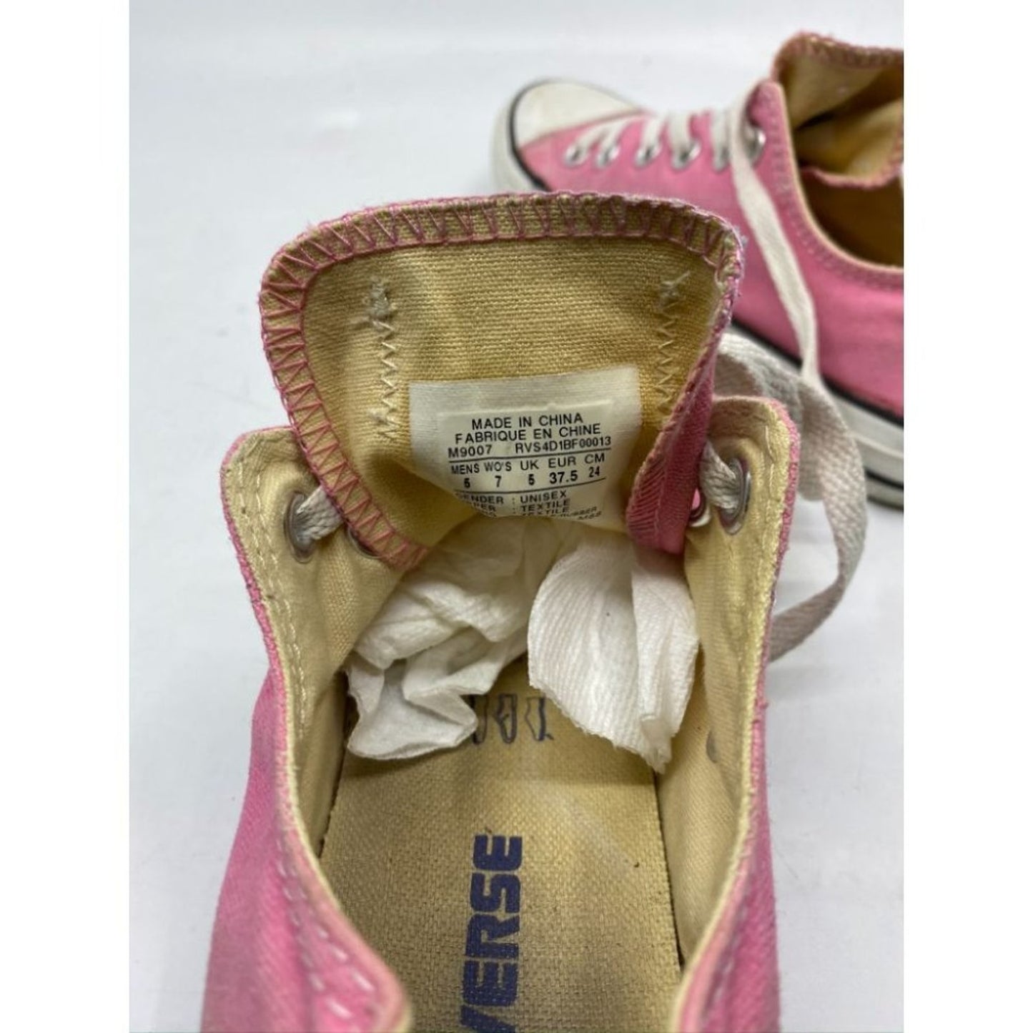 CONVERSE Sneakers Pink White Men's Size 5