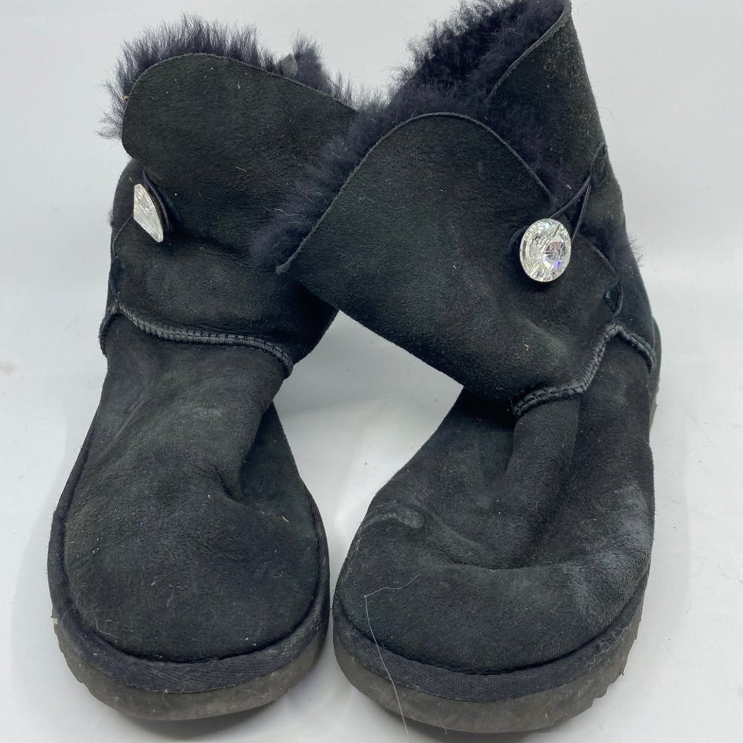 UGG Australia Jeweled Accent Black Boots Size 8