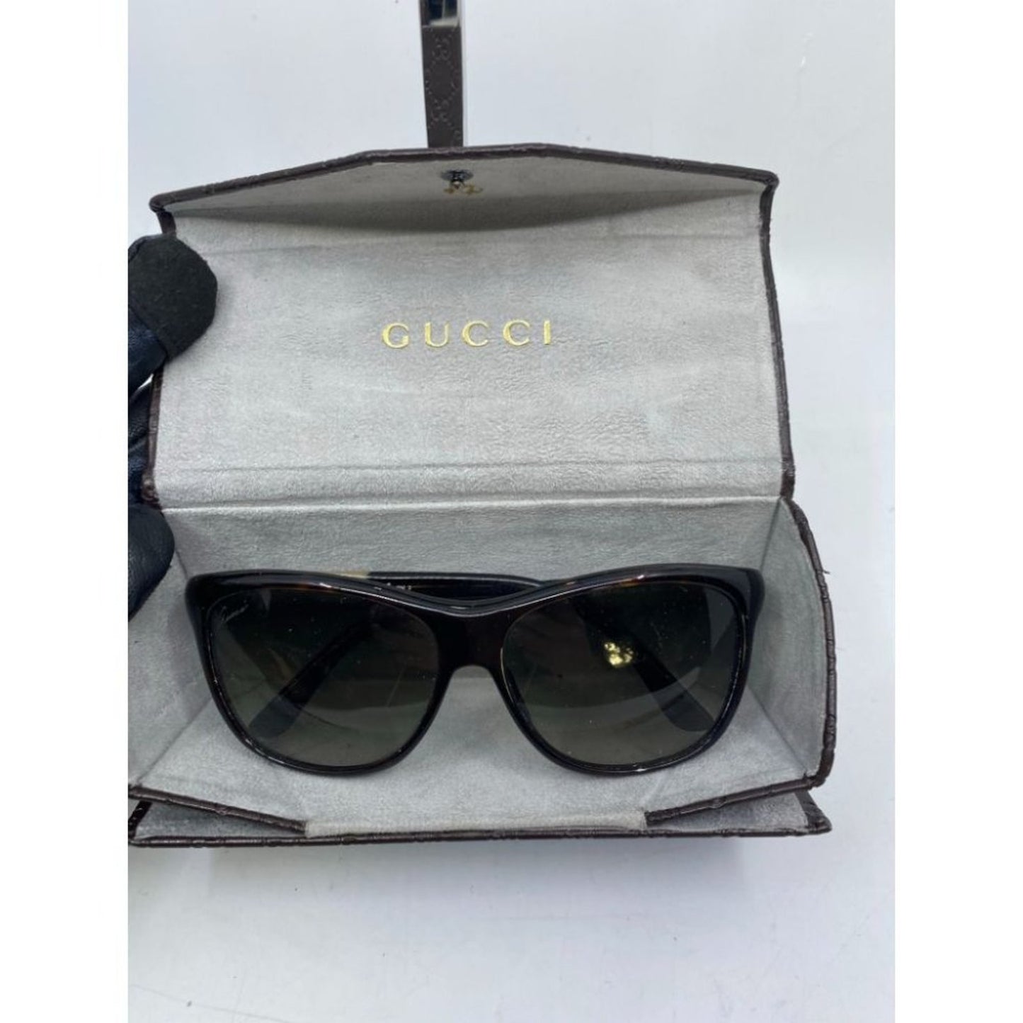 Vintage Gucci Sunglasses And Fold Up Case