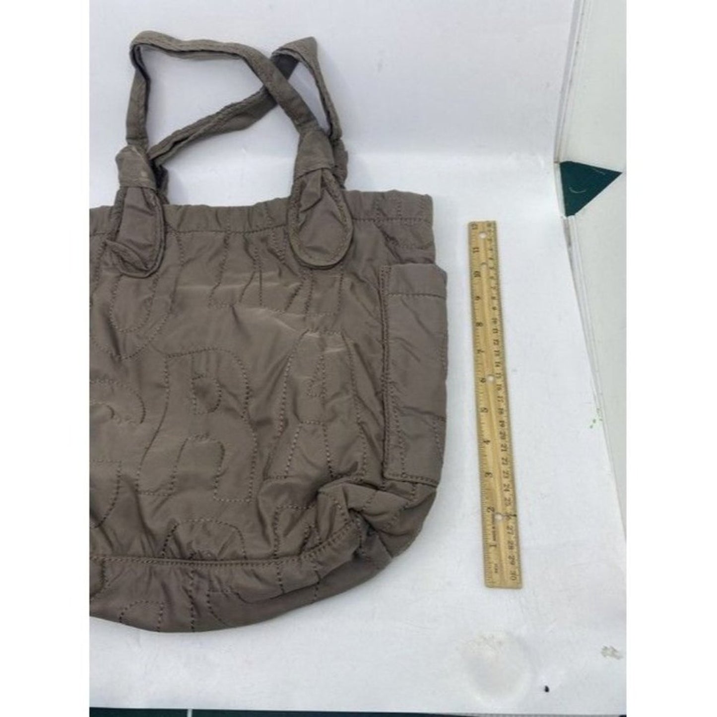 Marc By Marc Jacobs Medium Tate Tote Quartz Gray Nylon Shoulder Bag