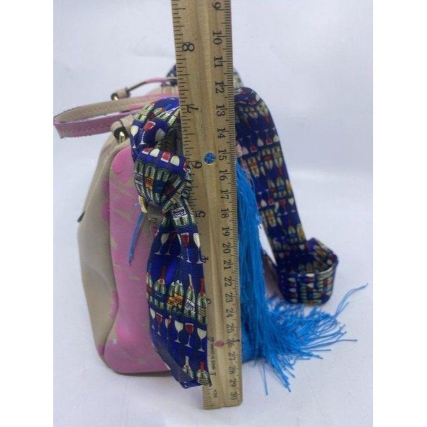 Coach w hand shoulder customized by me w applique