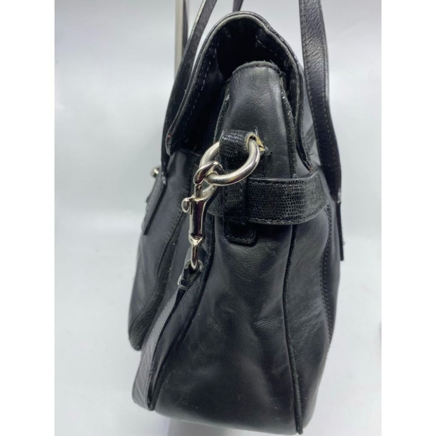 COACH Medium/ Large Leather Black Shoulder Bag