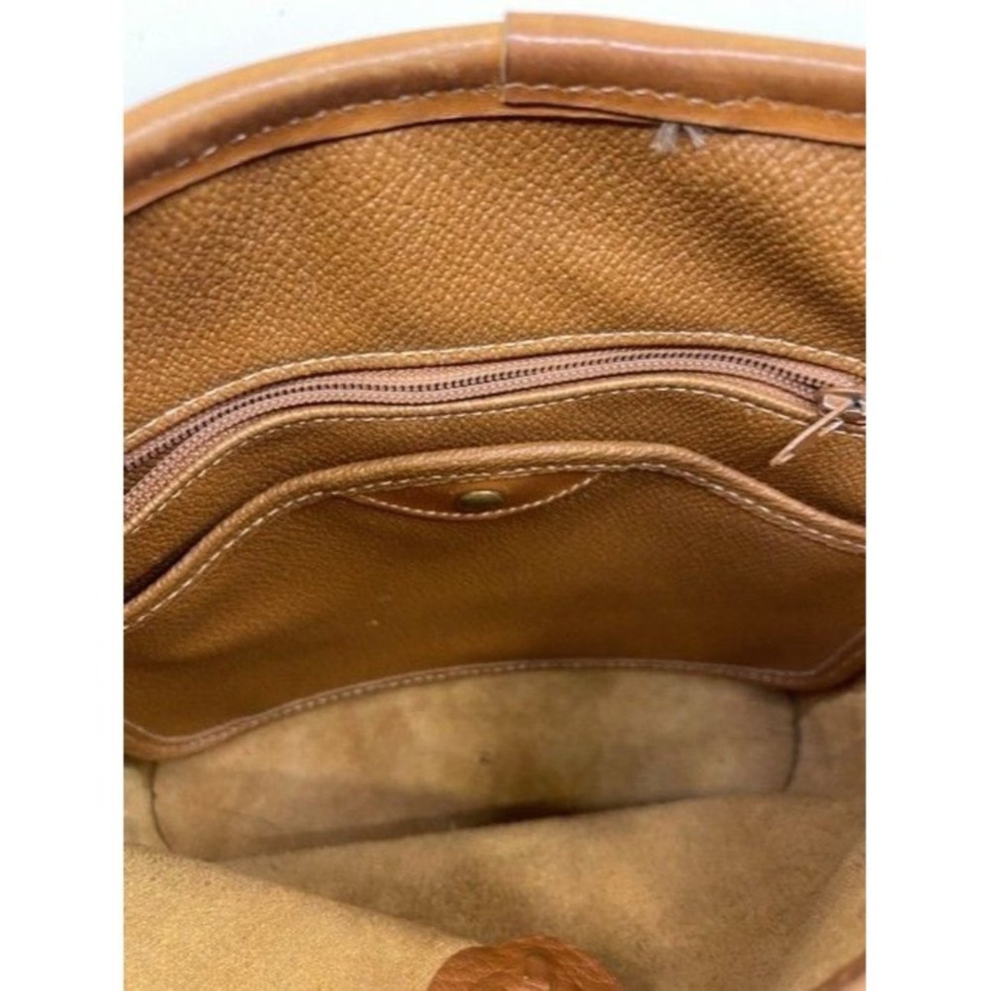 Dooney And Bourke Messenger W Vintage Unique W Feat Brown Leather Cross …