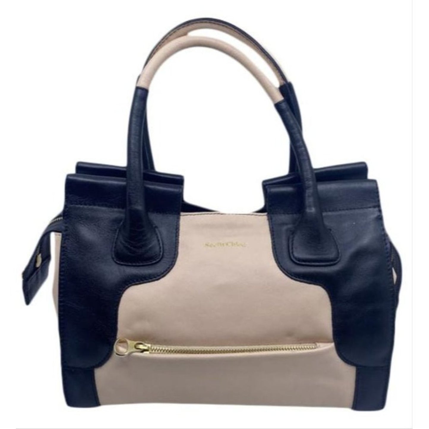 See By Chloe Iris Small Handbag Bliss And Black Leather Cross Body Bag