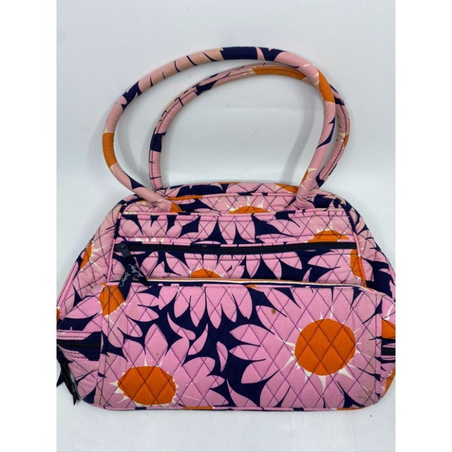VERA BRADLEY Quilted Tote Bag Pink Black
