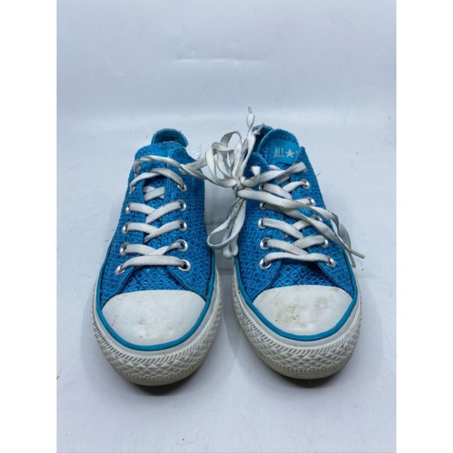 CONVERSE Sneakers White Blue Women's Size 6