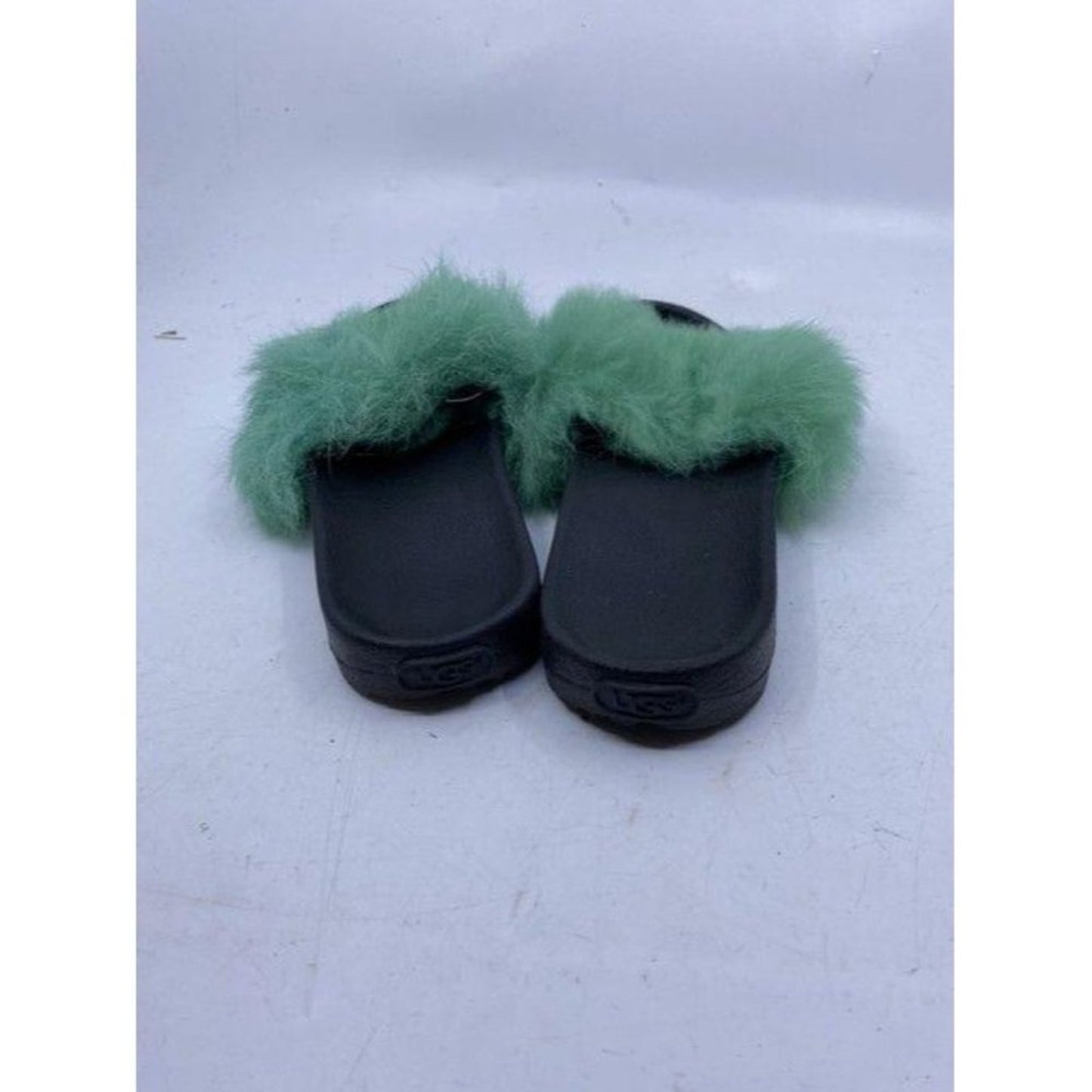 Ugg Australia Green Super Cute Puffed Sandals Size