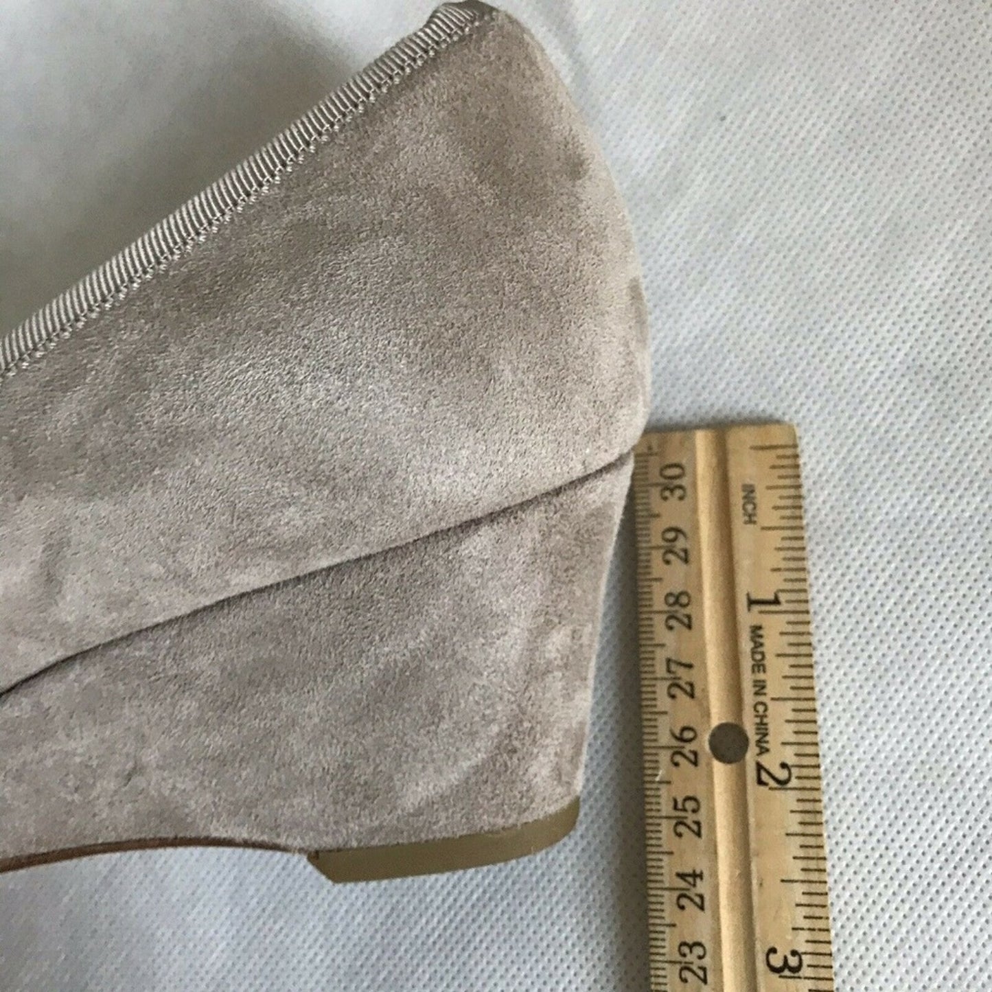MASCARO Nude Wedge Shoes