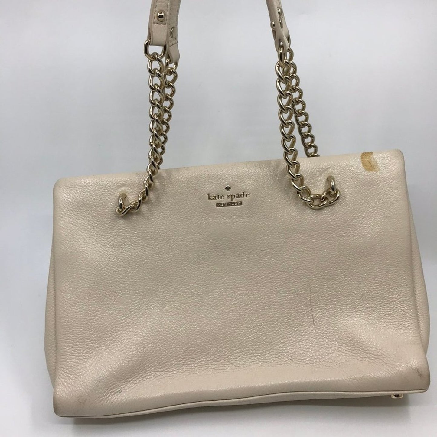 Kate Spade Cream Leather Shoulder Bag