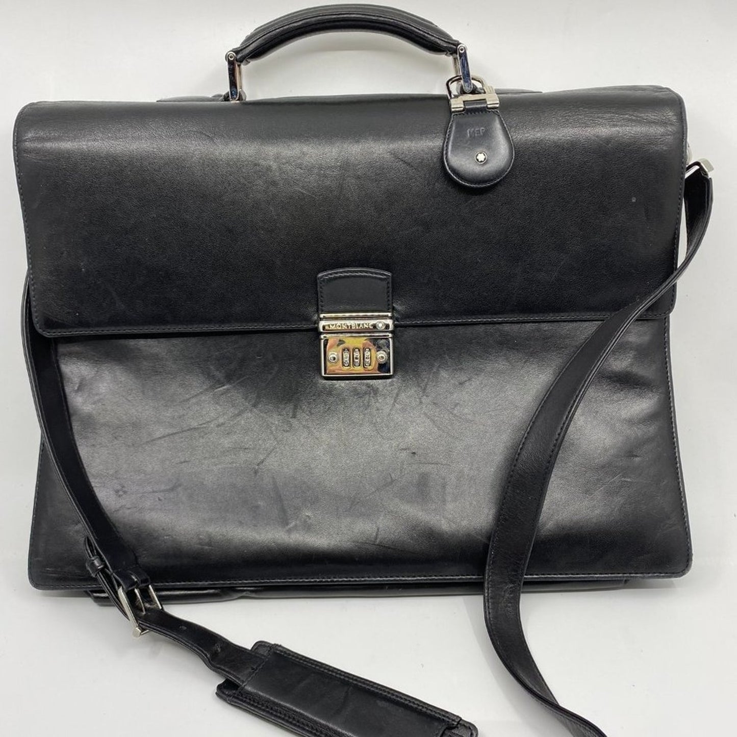 MONT BLANC Leather Briefcase