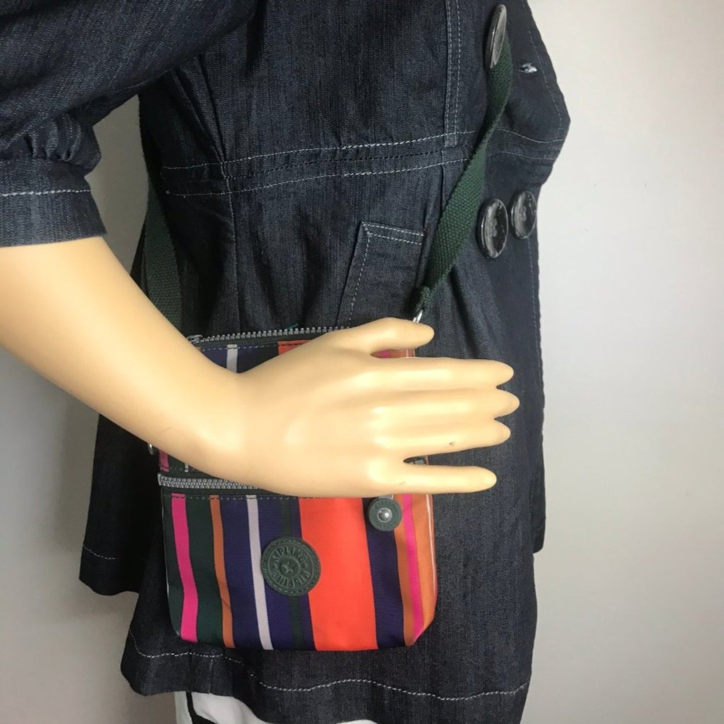 Kipling Small Multicolor Nylon Crossbody Bag