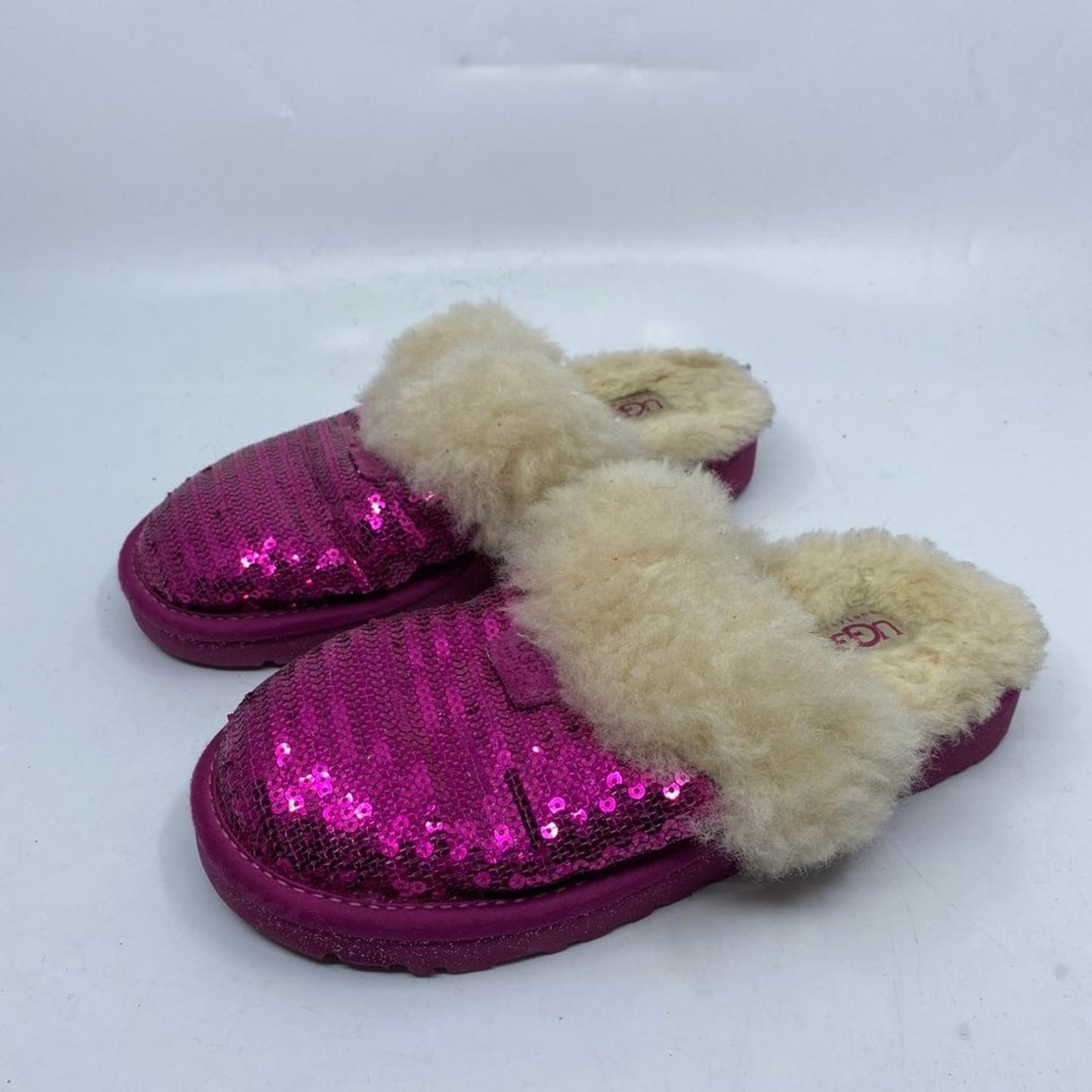 UGG Classic Sequin Slip-On Hot Pink Size 2