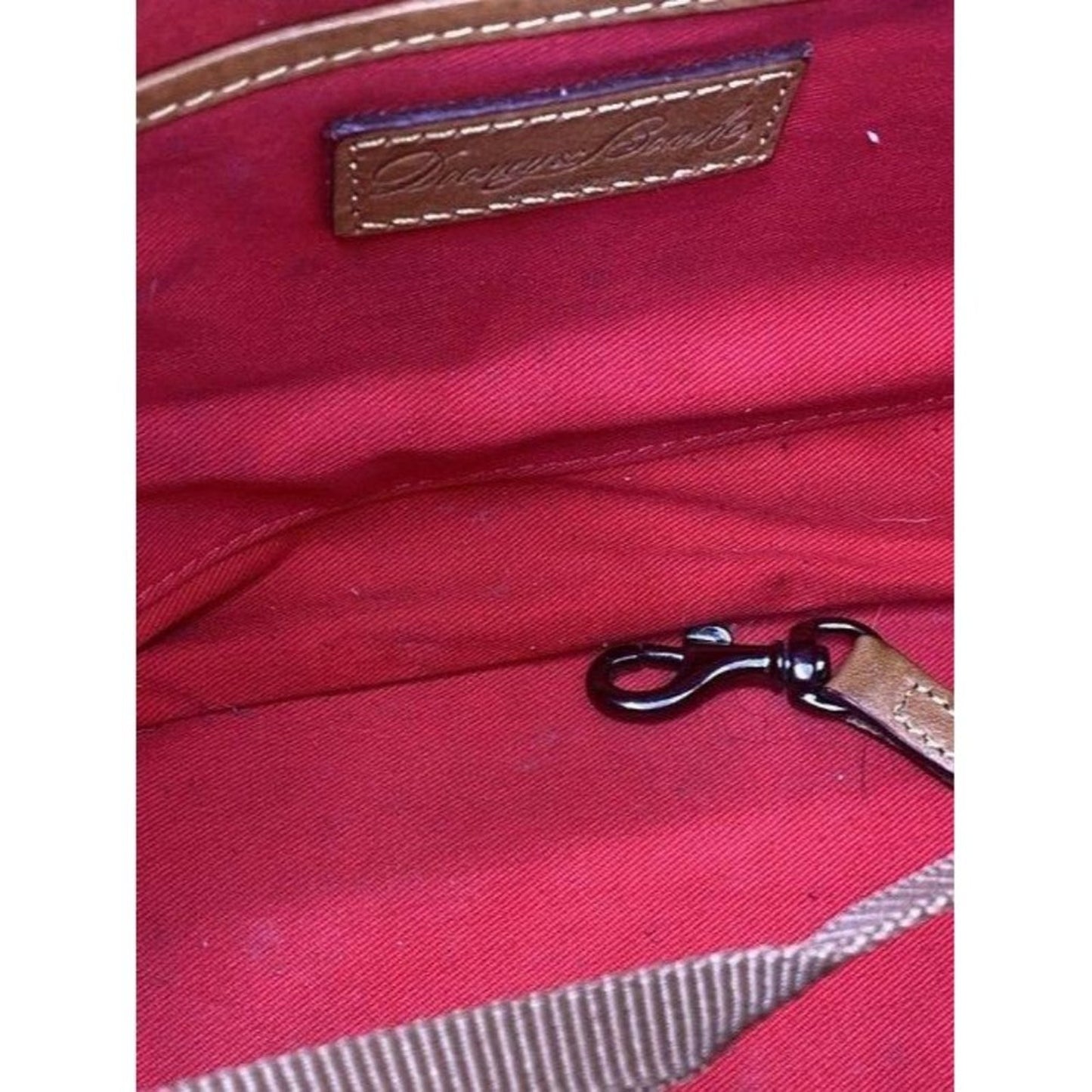 dooney and bourke yellow leather shoulder bag
