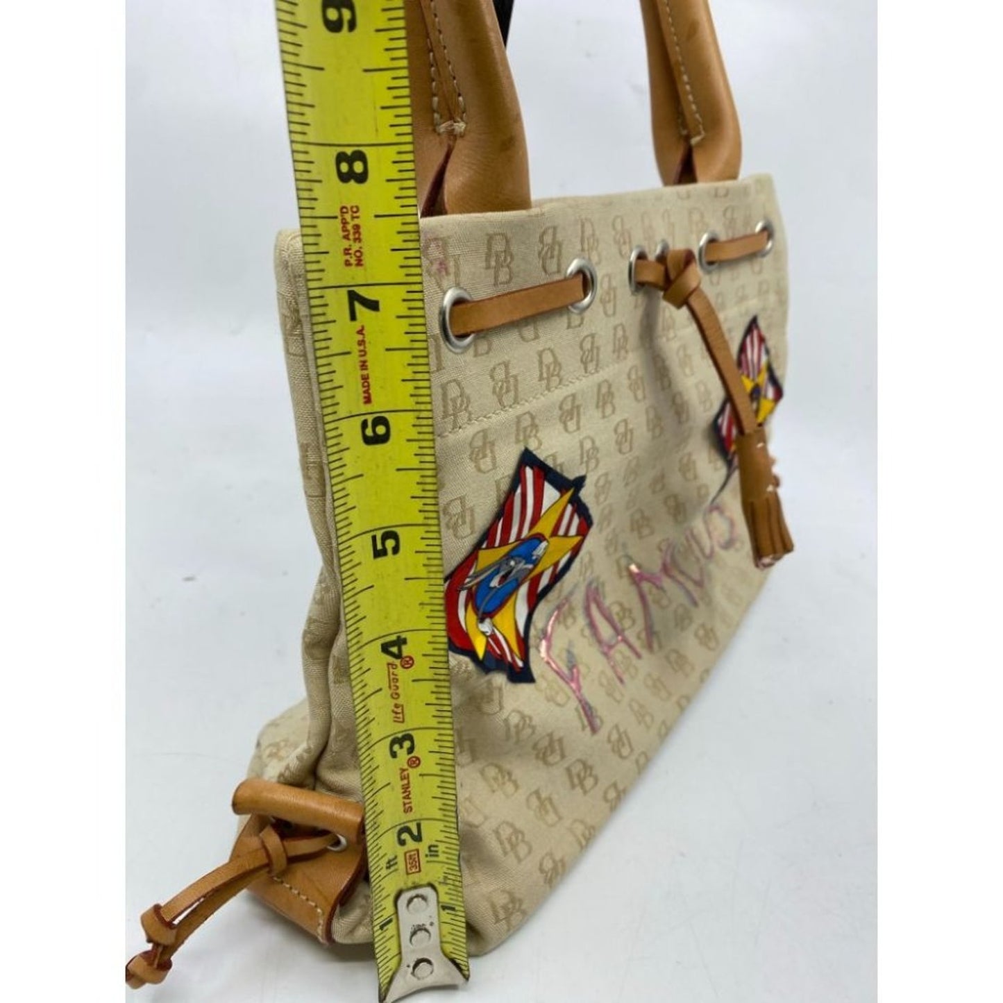 DOONEY & BOURKE Small Handbag Customized Graffiti