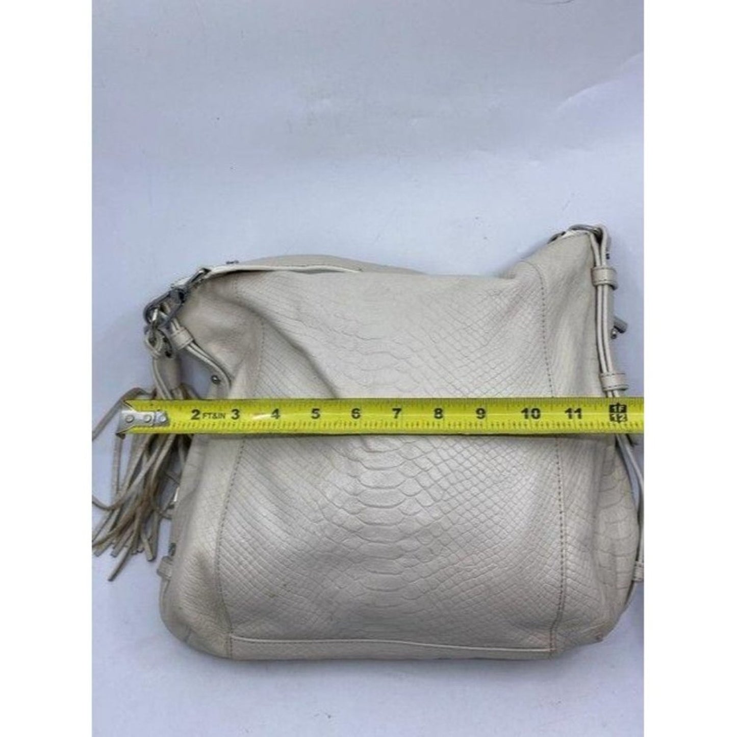michael kors cream leather shoulder bag
