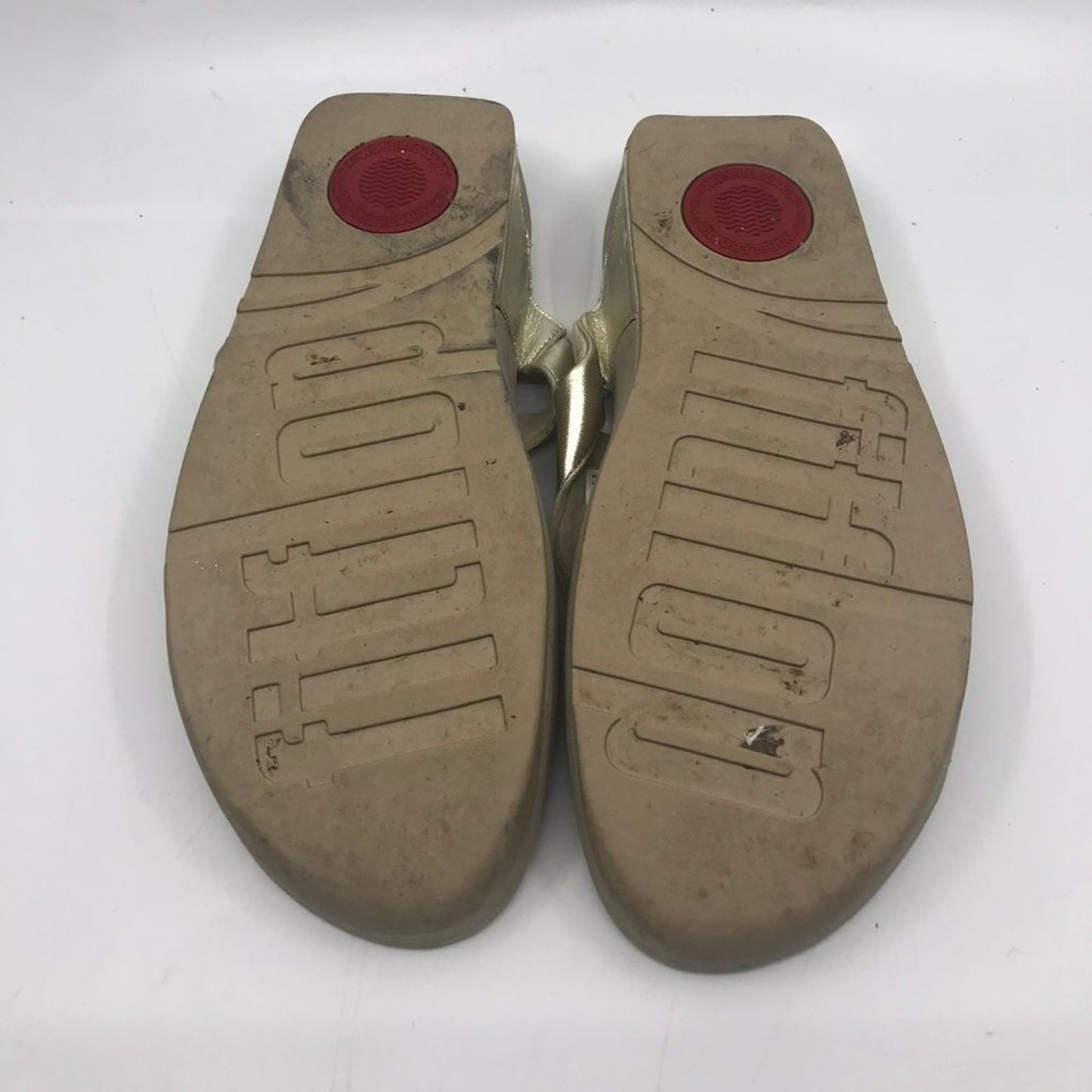 Fitflop Shine Stone Golden Tan Sandals Size: US 8