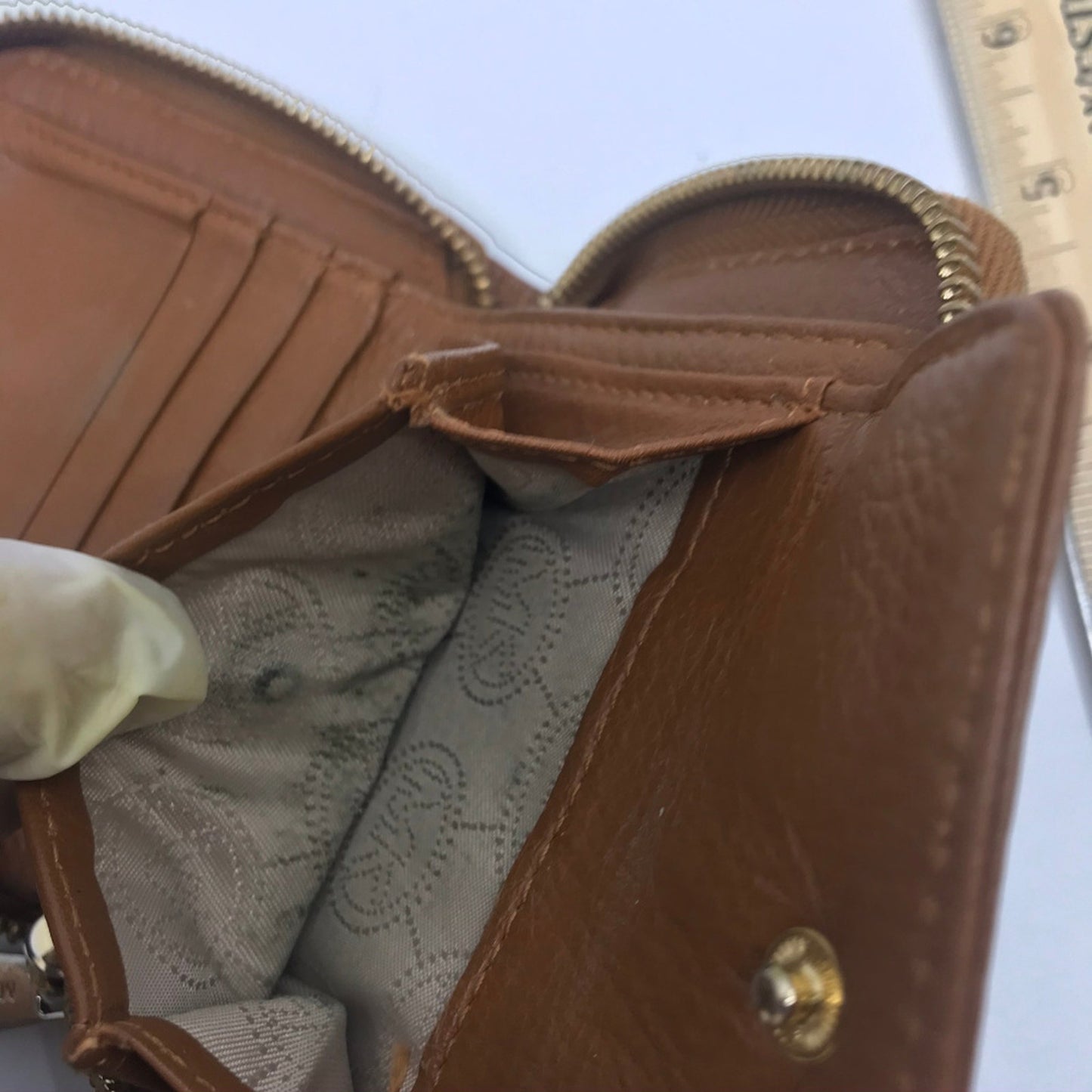 MICHAEL KORS Brown Leather Wallet