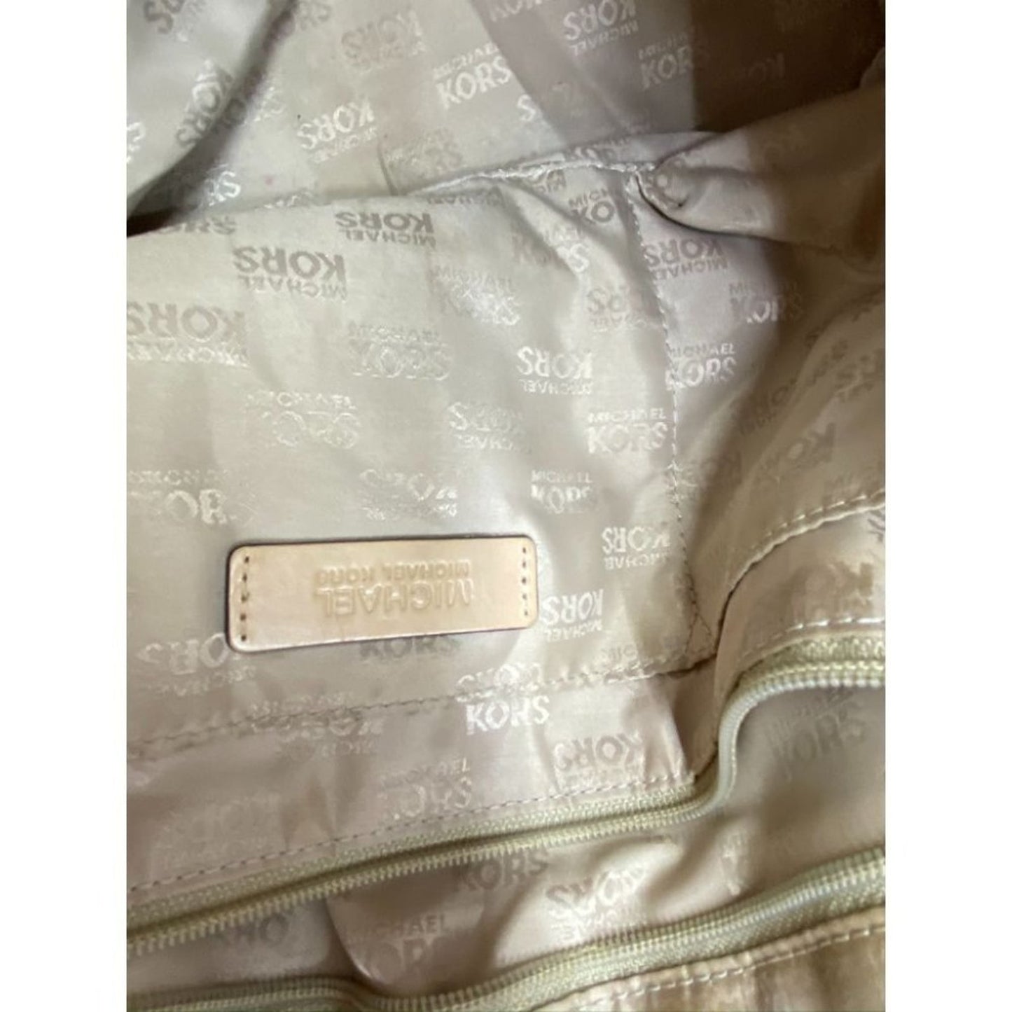 Michael Kors Leather Bag Customized Pink Gold
