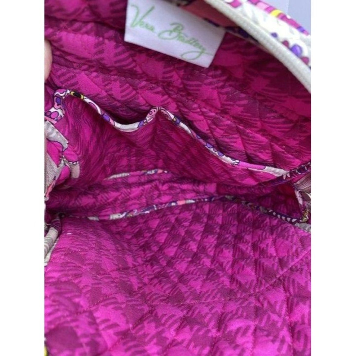 Vera Bradley Msrp Pink Gray Backpack