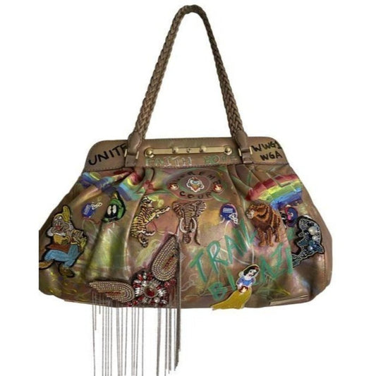 valentino w large customized applique and artwork