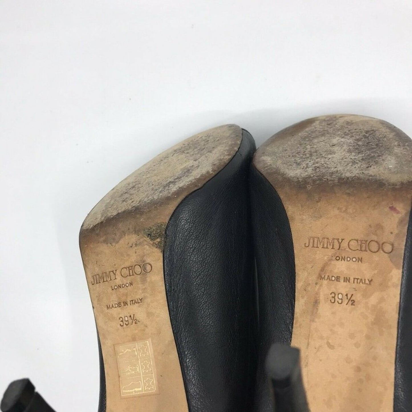 JIMMY CHOO Peep Toe Booties size 9.5