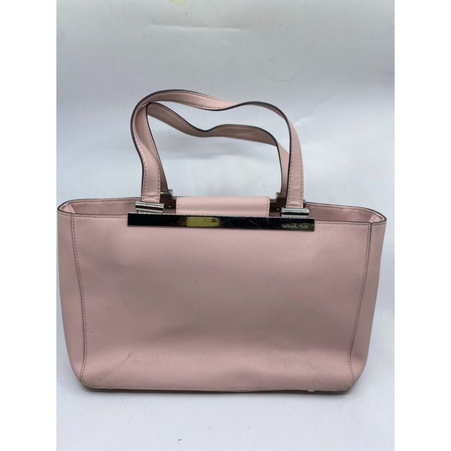 Michael Kors Pink Saffiano Leather Het Set Bag MD