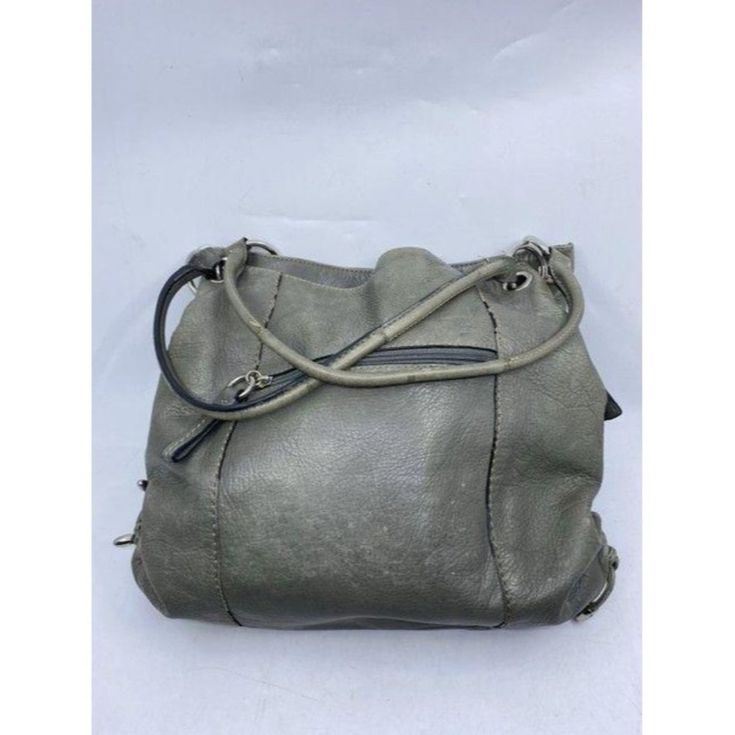 Giani Bernini Msrp Olive Green Leather Shoulder Ba