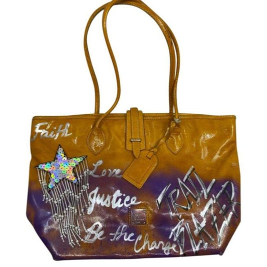 DOONEY & BOURKE Shoulder Bag Customized Orange