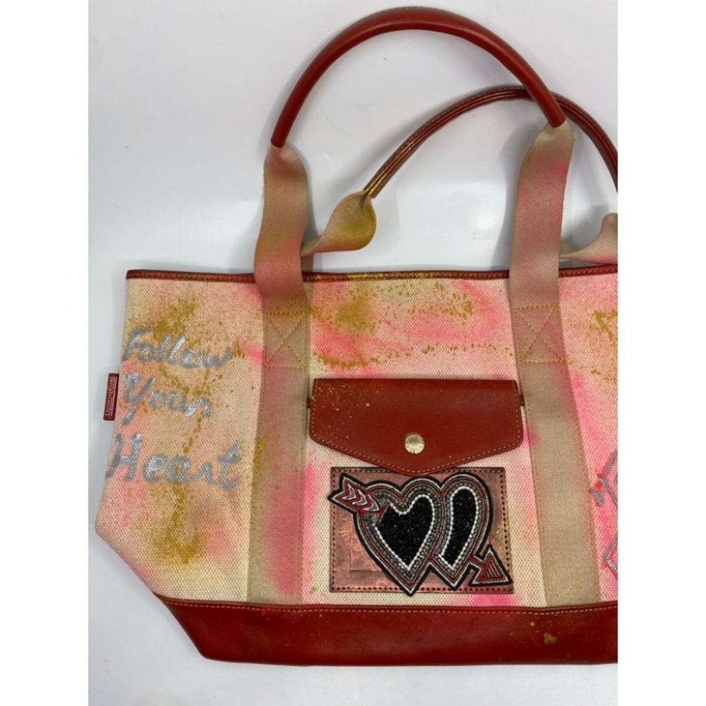 DOONEY & BOURKE Shoulder Bag Customized Pink Red