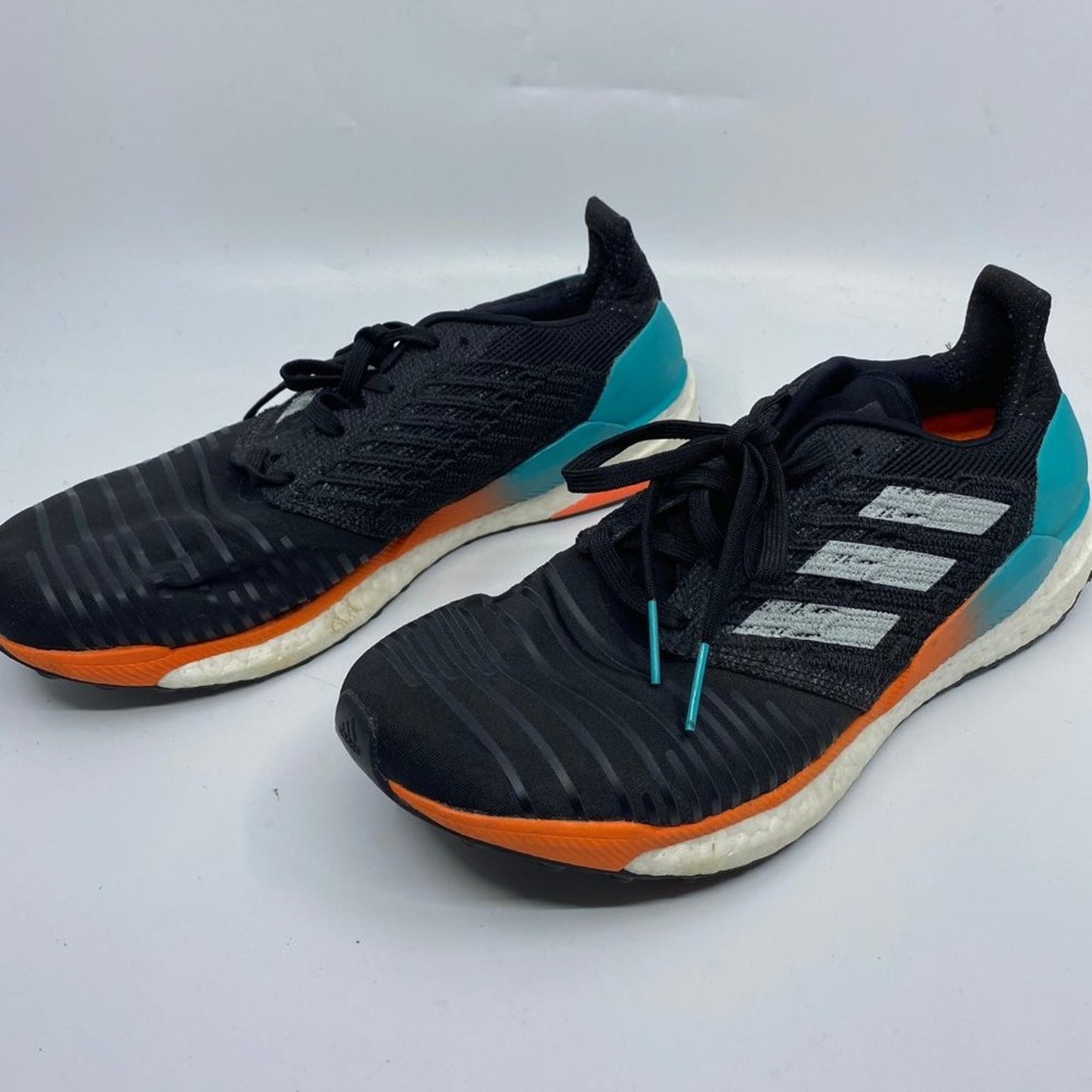Adidas SOLAR BOOST Black Blue Sneakers Size: US9.5