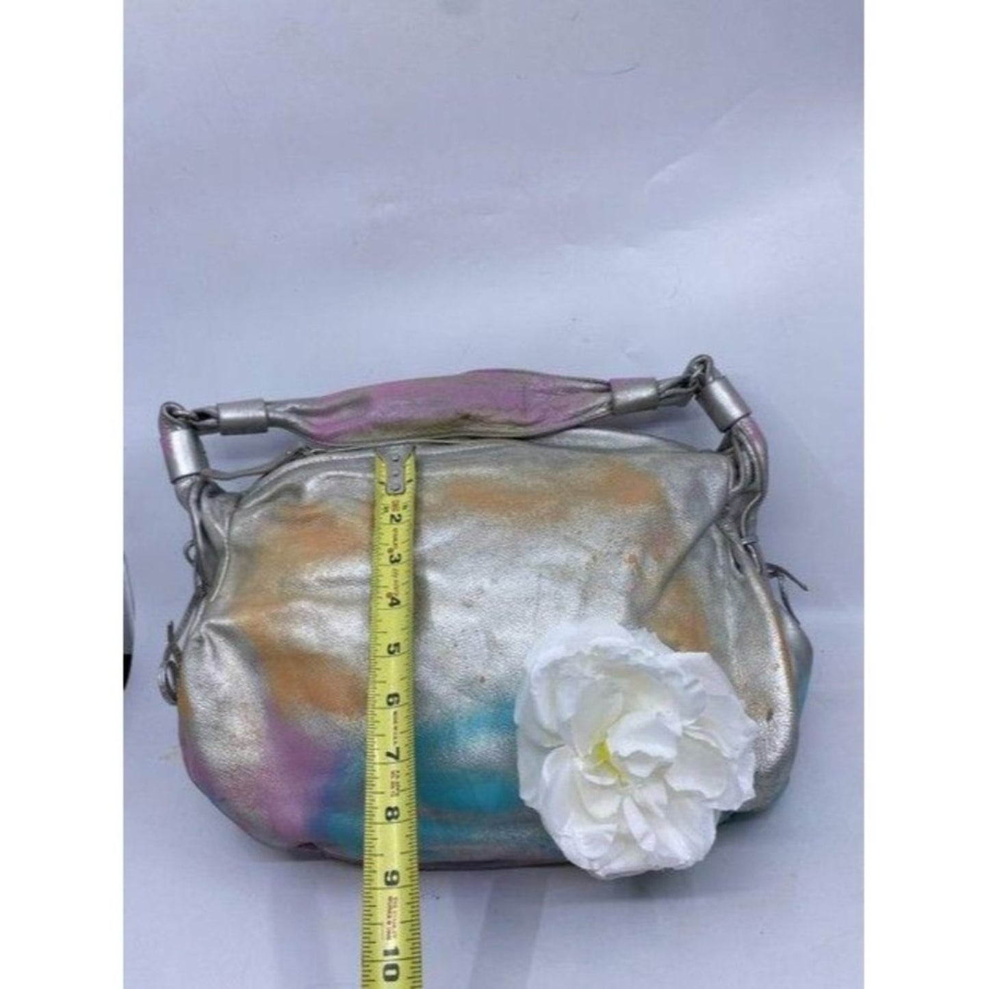 kate spade w large customized w multicolor leather