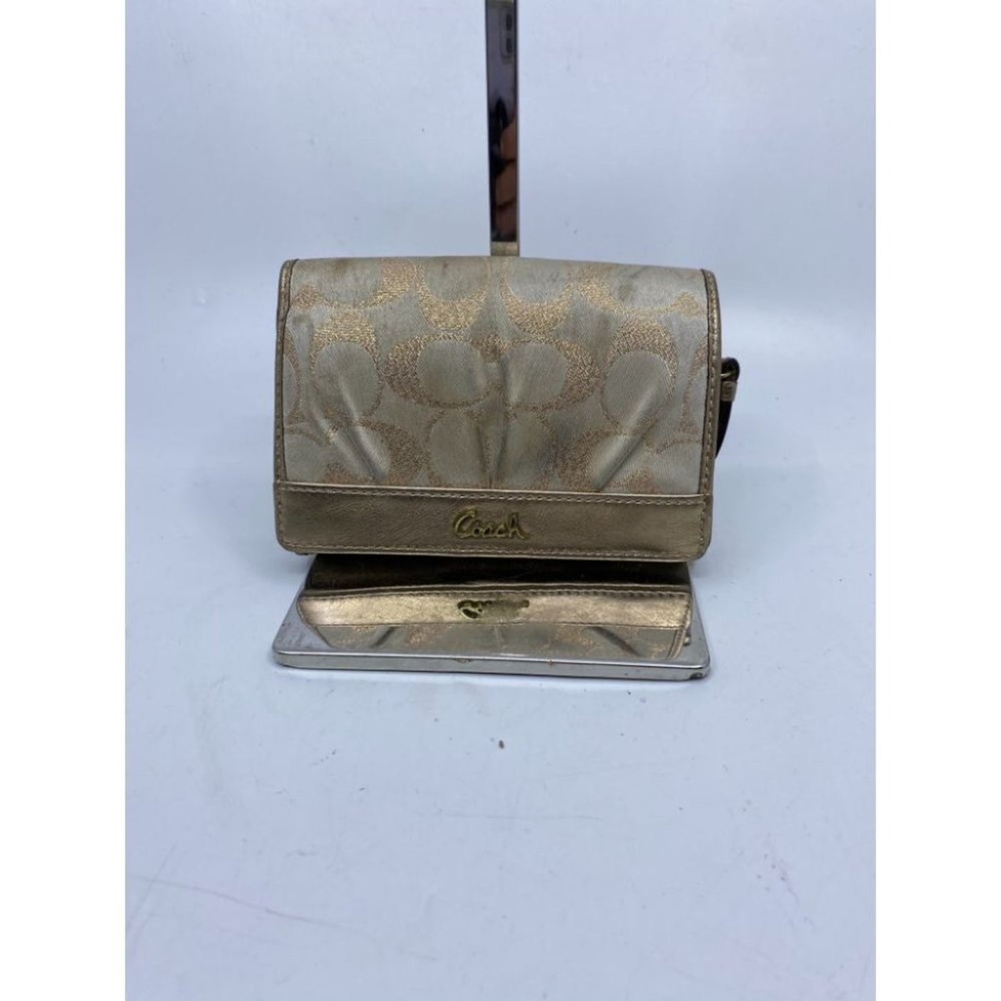 Coach Women's Gold Tan Wallet