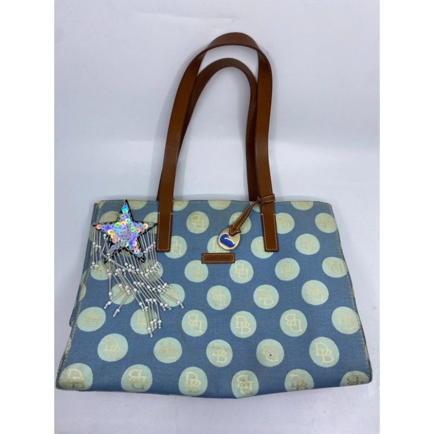 DOONEY & BOURKE Blue Brown Shoulder Bag Customized